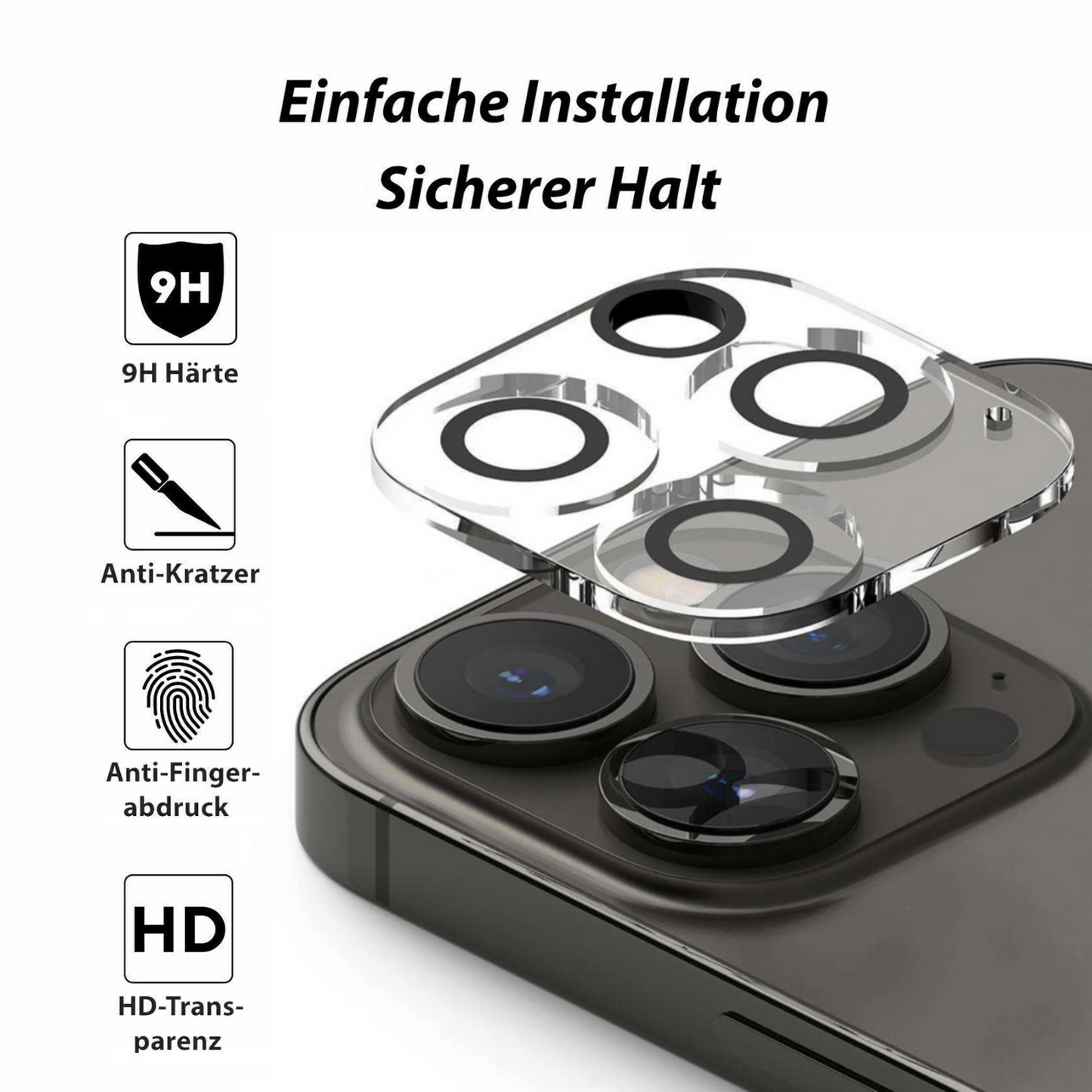 Kamera Schutz Glas für iPhone 14 Plus Pro Max Panzerfolie Schutzglas