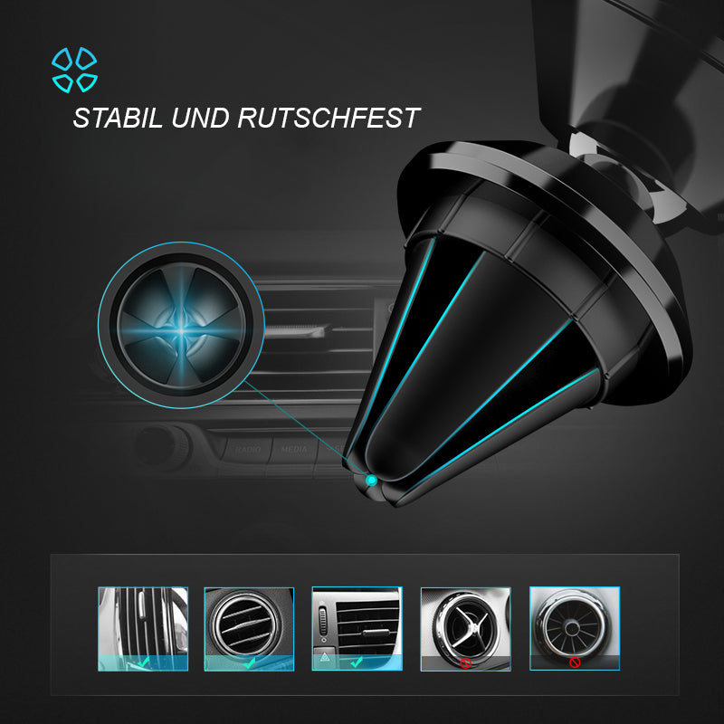 Handyhalterung Auto Magnet Lüfter Smartphone Halter KFZ Lüftung Universal 360°