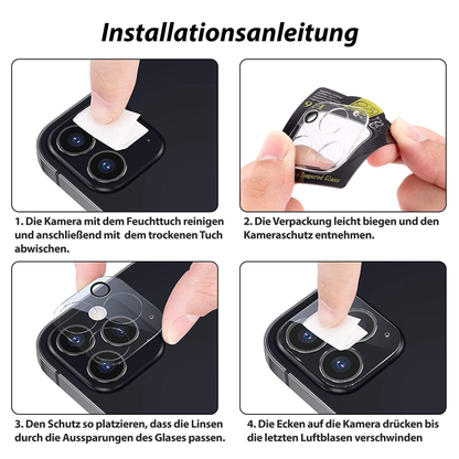 2x Kamera Schutz für iPhone 14 Plus Pro Max Kameraschutz 9H Härte Ultra-HD Klar