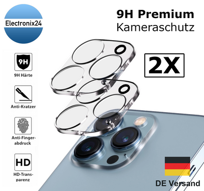2x Kamera Schutz für iPhone 14 Plus Pro Max Kameraschutz 9H Härte Ultra-HD Klar