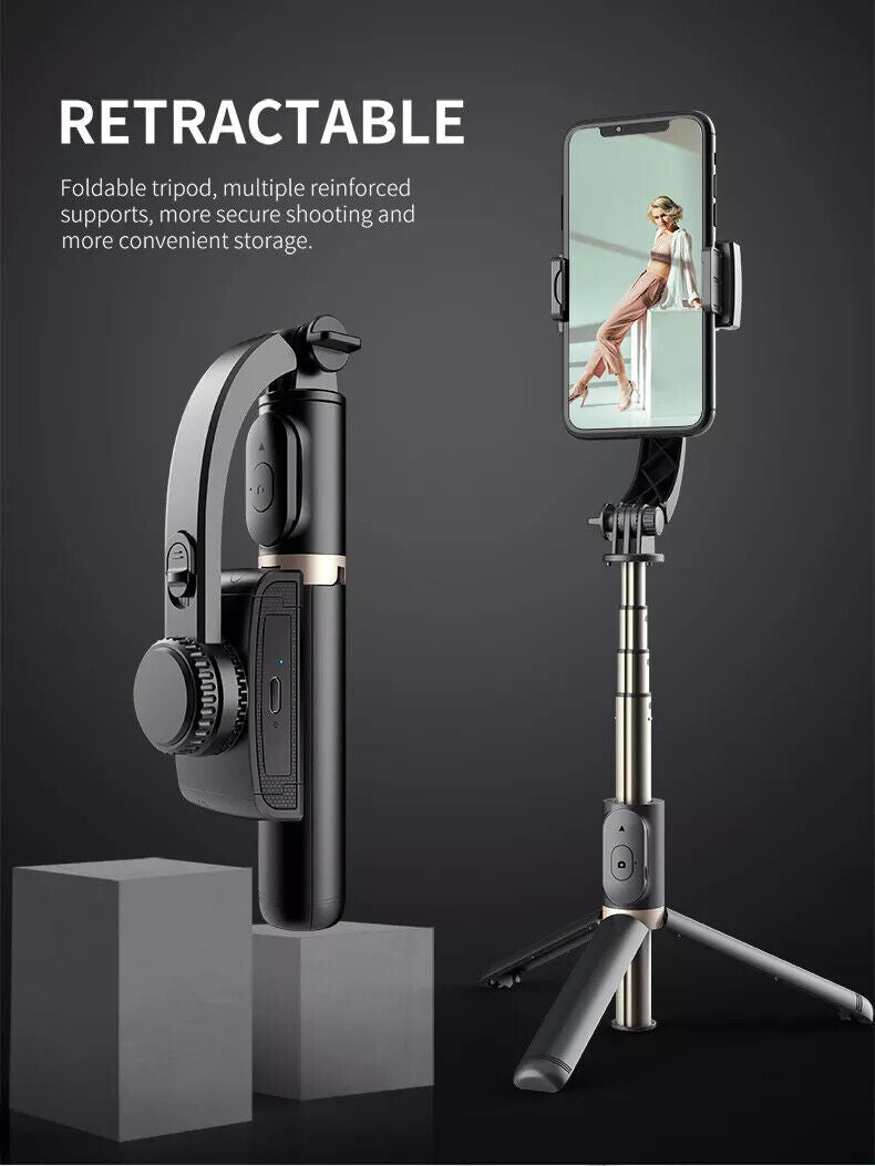 Gimbal Stabilisator Bluetooth Anti-Shake Schwebestativ Selfiestick Selbstauslöse