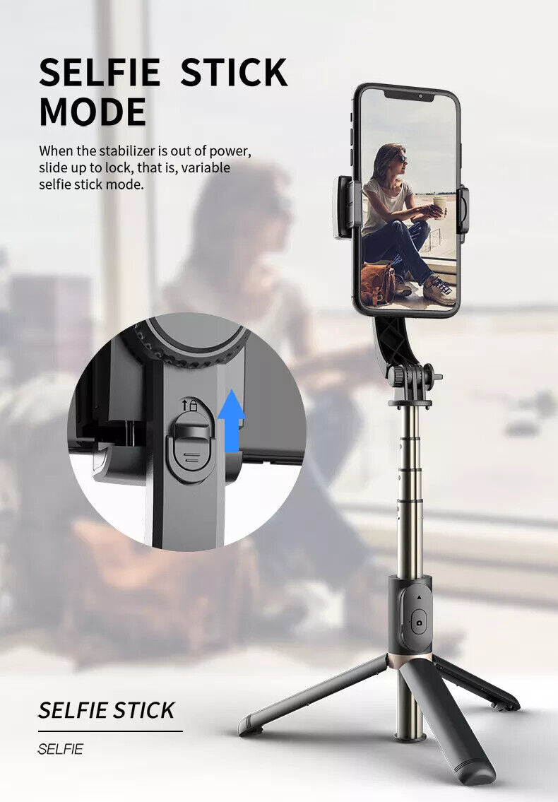 Gimbal Stabilisator Bluetooth Anti-Shake Schwebestativ Selfiestick Selbstauslöse